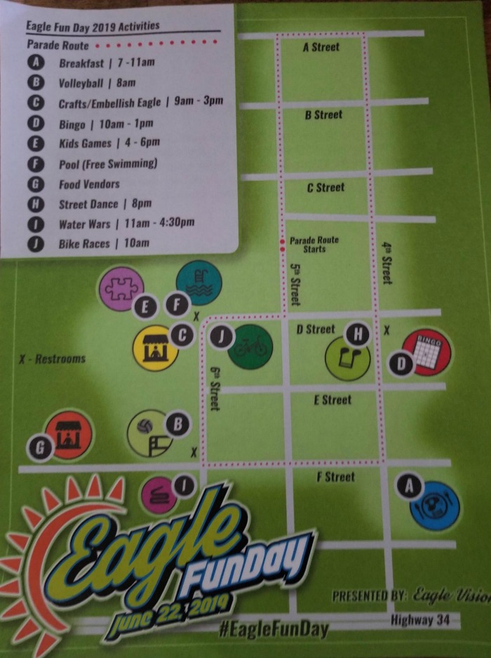 eagle fun day map 2019