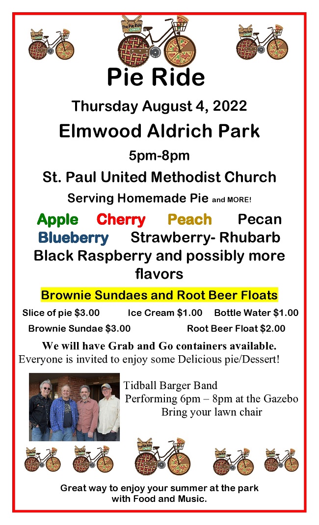 Pie Ride flyer 8 4 2022
