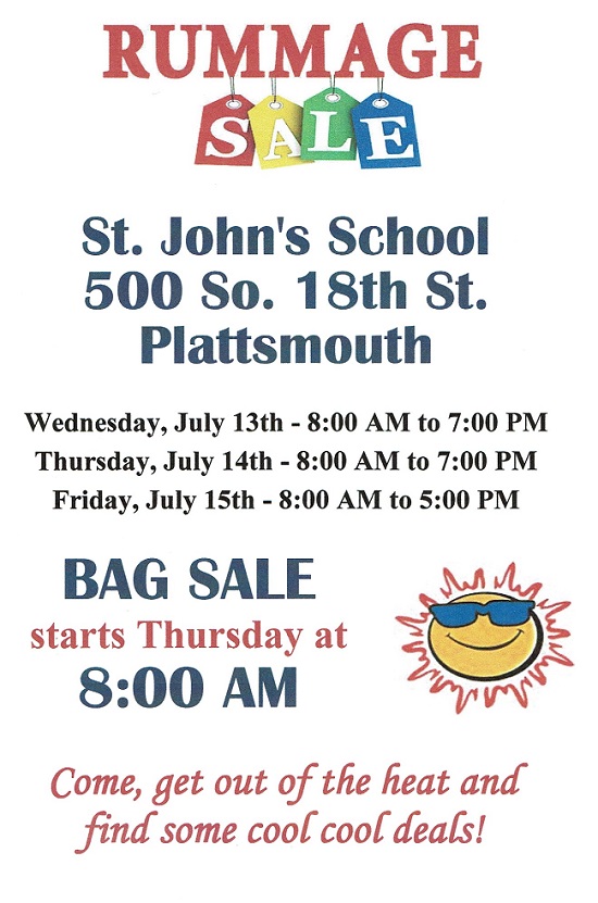 Rummage Sale Flyer 2022