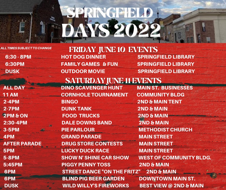 SPRINGFIELD DAYS 2022
