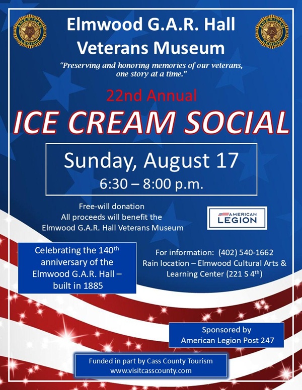 Ice Cream Social flyer 2025