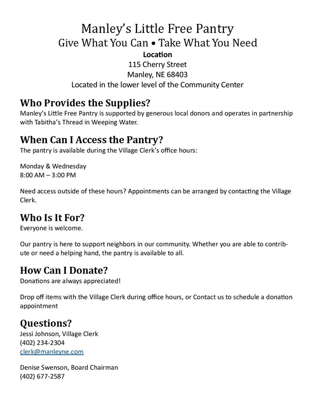 26 6 Flier for Pantry and Library page 001