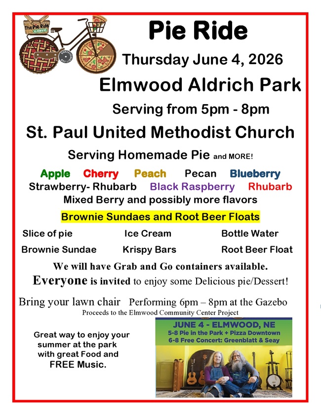 Pie Ride flyer June 4 2026