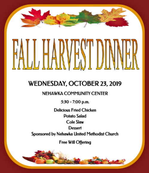 NEH UMC fall dinner